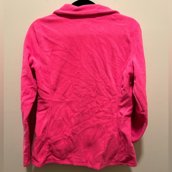 Old Navy Women’s Hot Pink Fleece Full Zip Jacket S - Picture 5 of 5